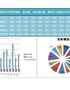 带公式Excel模板-饼图圆环模板--粉丝年度统计分析表Excel图表